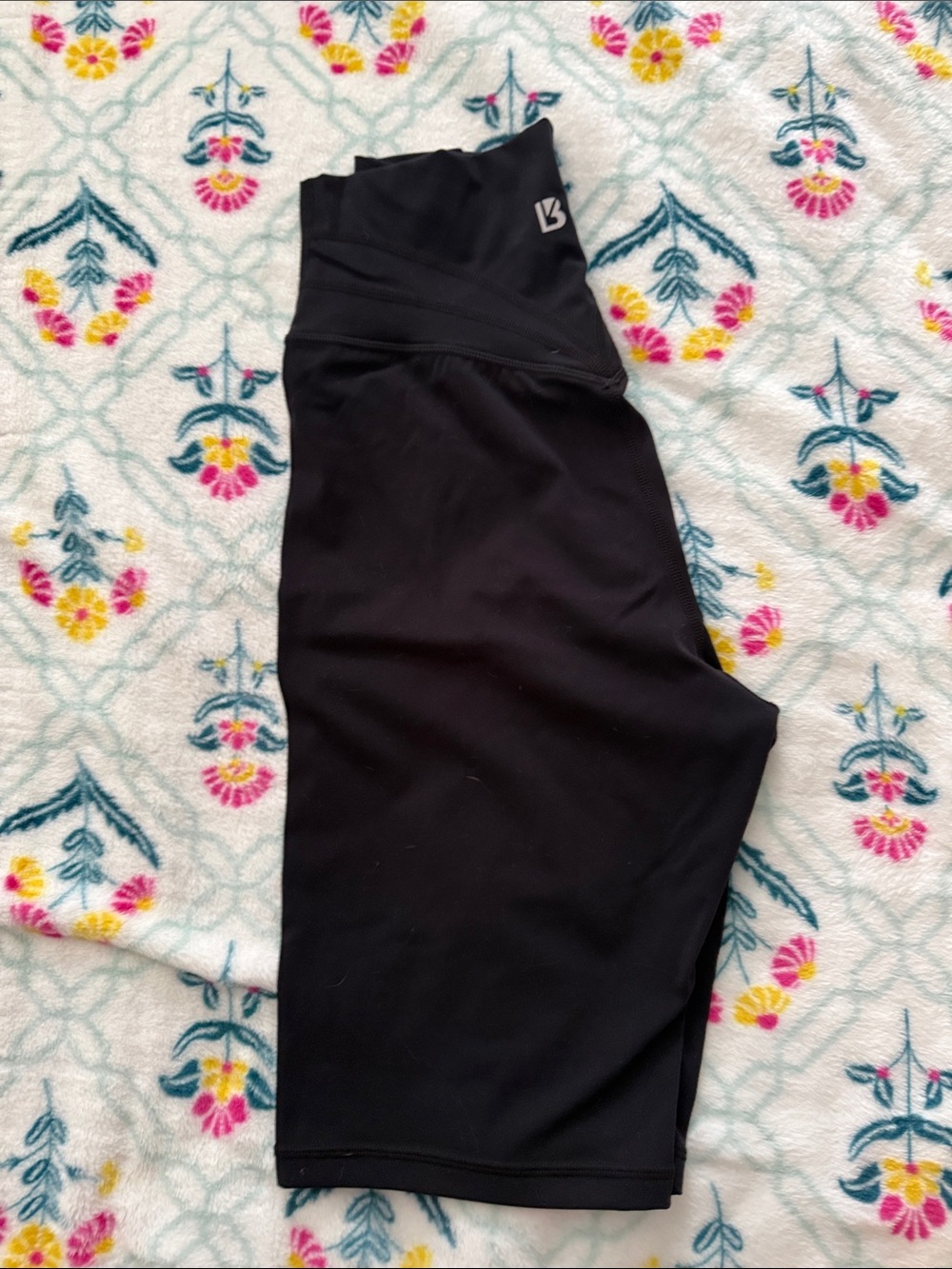 BuffBunny Black High Waist Bike Shorts
